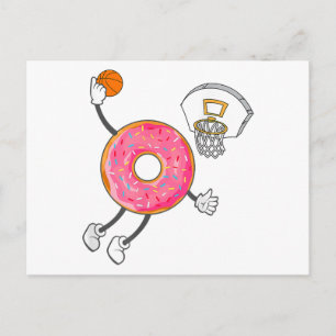 Carte Postale Champion de la nourriture de trou de beignet à tre