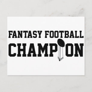 Carte Postale Champion d'Imaginaire de football