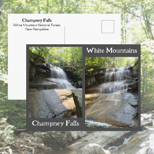 Carte Postale Champney Falls White Mountains Cascade NH Photos
