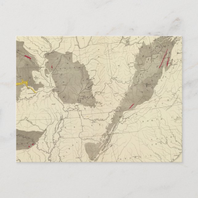 Carte Postale Champs de charbon américains (Devant)