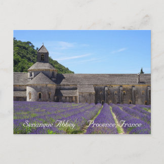 Carte Postale Champs de lavande de l'abbaye de Senanque