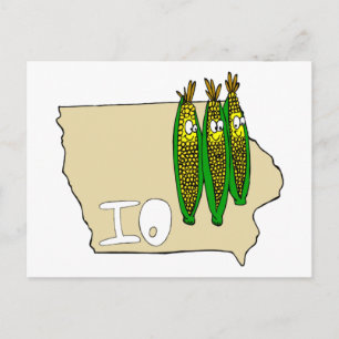 Carte Postale Champs de maïs de l'Iowa