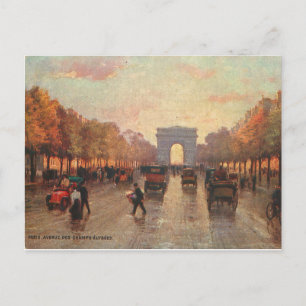 Carte Postale Champs Elysée