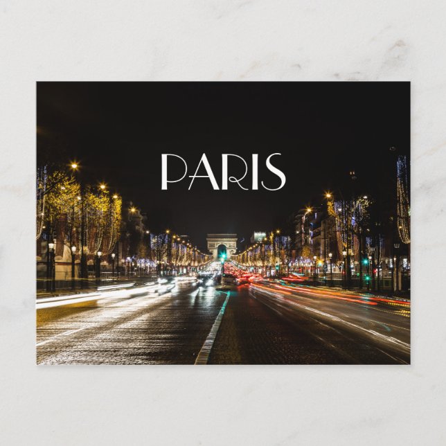 Carte Postale Champs-Elysées (Devant)