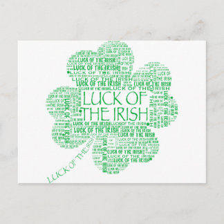 CARTE POSTALE CHANCE DES IRLANDAIS
