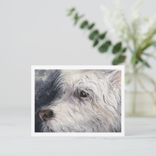 Carte Postale Chanceux (Debout devant)