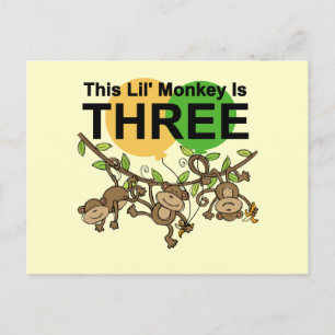 Carte Postale Chandails et cadeaux pour le 3e anniversaire des s