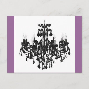 Carte Postale Chandelier Postcards