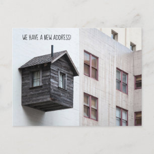 Carte postale Changement d'adresse amusant - perso