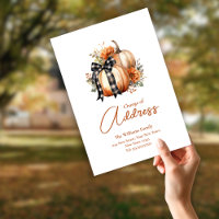 Changement d'adresse d'automne  | Annonce de démén