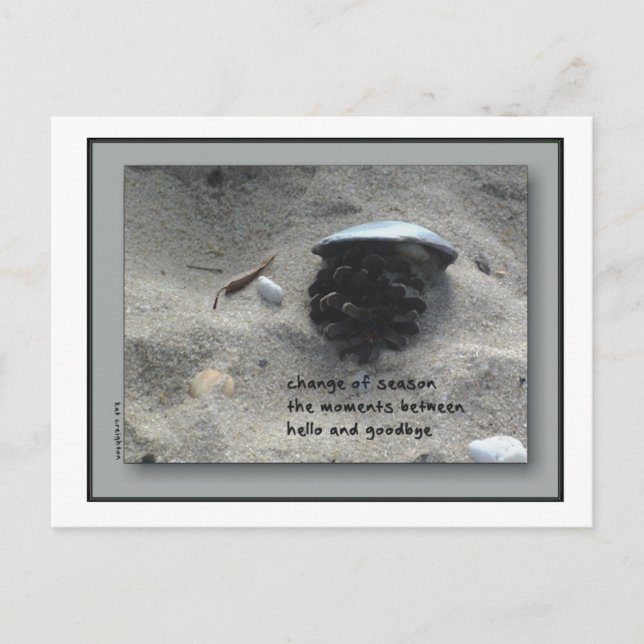 Carte Postale Changement de saison (Devant)