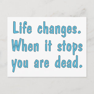 Carte Postale Changements de vie