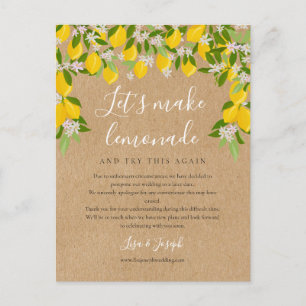 Carte Postale Changer la Date Citrons Rustiques Photo