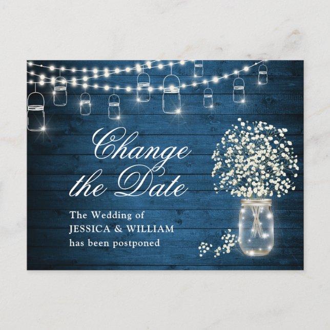 Carte Postale Changer la date Mariage de la bambou de l'haleine  (Devant)