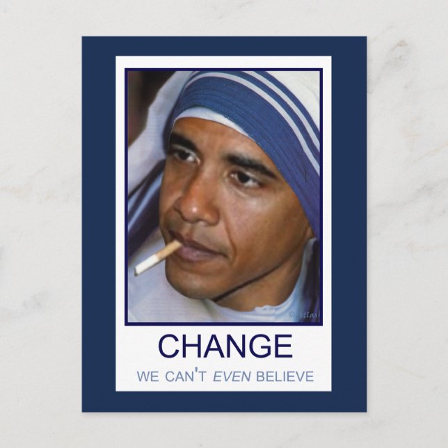 Carte Postale Changer nous ne pouvons même pas croire (Devant)