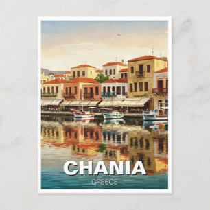 Carte Postale Chania Grèce Voyage