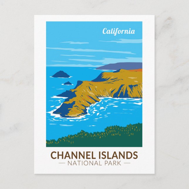 Carte Postale Channel Islands National Park Californie Voyages (Devant)