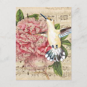 Carte Postale Chanson de colibri