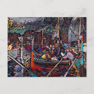 Carte Postale Chanson de la Volga, 1906 par Wassily Kandinsky