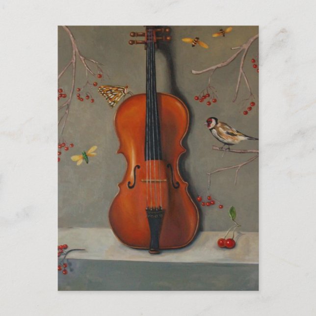 Carte Postale Chanson d'oiseau (Devant)