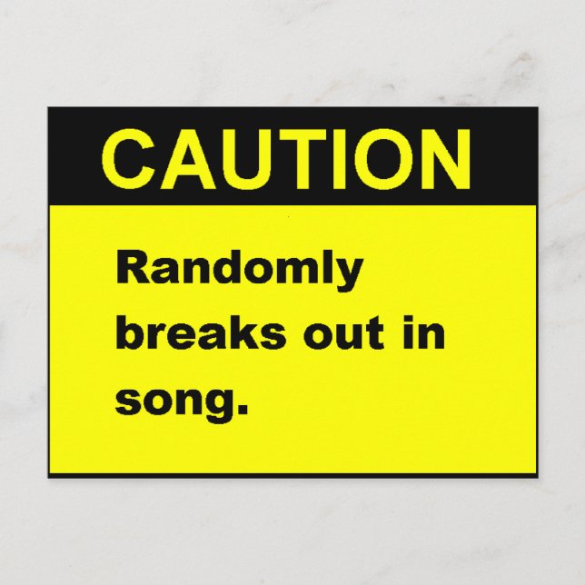 Carte Postale Chanson Randmon (Devant)