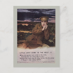 Carte Postale Chanson WW1