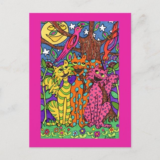 Carte Postale Chansons de nuit (Devant)