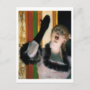 Carte Postale Chanteur avec un Glove, Edgar Degas