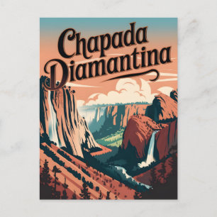 Carte Postale Chapada Diamantina Brésil Vintage
