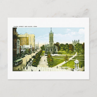 Carte Postale Chapel Street, New Haven, Connecticut