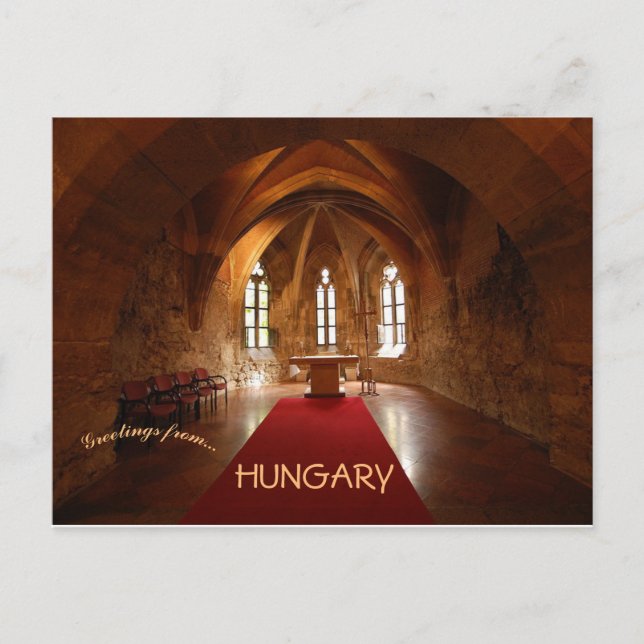 Carte Postale Chapelle À Buda Château Budapest Hongrie (Devant)