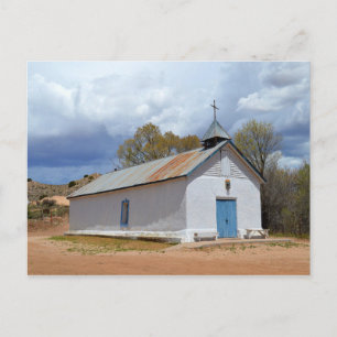 Carte Postale Chapelle Sangre De Cristo, Cuartelez, Nouveau-Mexi