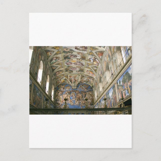 Carte Postale Chapelle Sixtine du Vatican (Devant)