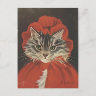 Carte Postale Chaperon rouge conversation
