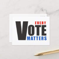 Chaque vote compte - votre vote est votre pouvoir