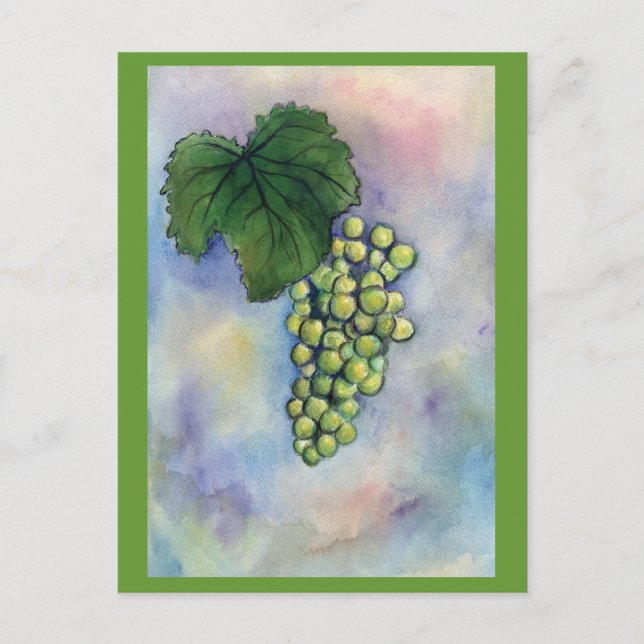 Carte postale Chardonnay Vins (Devant)