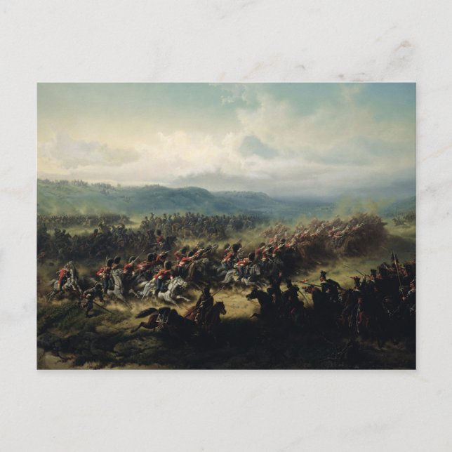 Carte Postale Charge de la brigade légère, 25 octobre 1854 (Devant)