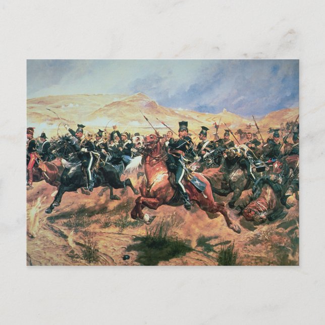 Carte Postale Chargement de la Brigade Lumière (Devant)