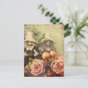 Carte Postale Chariot Halloween vintage (1)