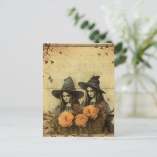 Carte Postale Chariot Halloween vintage (11)
