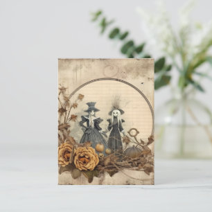 Carte Postale Chariot Halloween vintage (12)