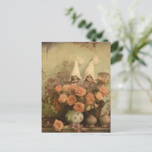 Carte Postale Chariot Halloween vintage (2)