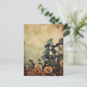 Carte Postale Chariot Halloween vintage (7)