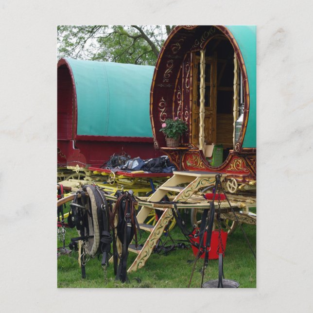 Carte Postale chariots gypsy (Devant)