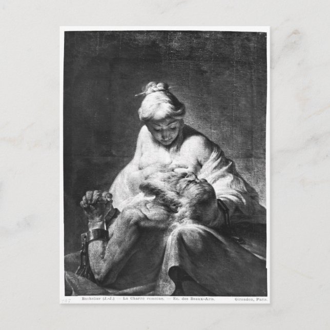 Carte Postale Charité romaine (Devant)