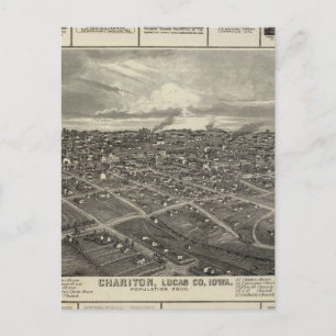 Carte Postale Chariton, Iowa commerces en Davenport