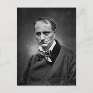 Carte Postale Charles Baudelaire - Photo Vintage 1878