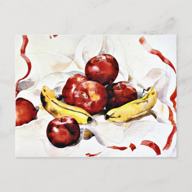 Carte Postale Charles Demuth - Pommes et Bananes (Devant)