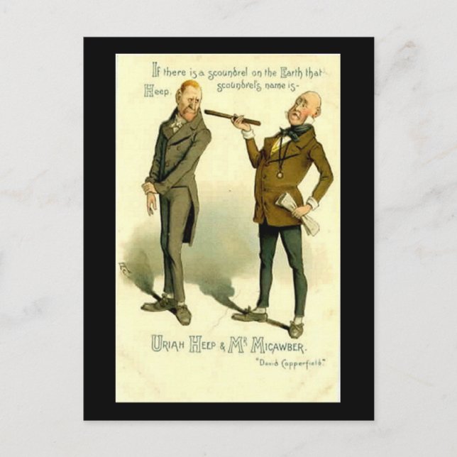 Carte Postale Charles Dickens, " David Copperfield " (Devant)