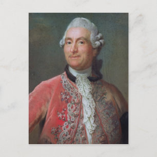 Carte Postale Charles Gravier Comte de Vergennes, 1771-74